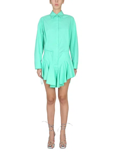 Attico Women's Candy Dress In Green