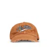 Attico Embroidered-logo Baseball Cap In Orange
