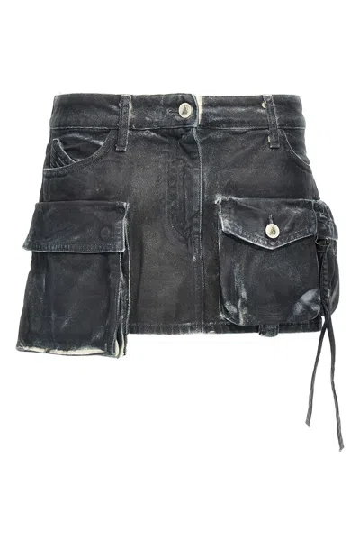 ATTICO THE ATTICO CARGO MINI SKIRT