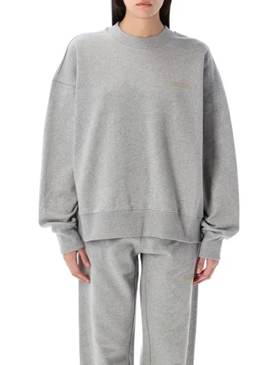 ATTICO THE ATTICO CASUAL GREY OVERSIZED SWEATSHIRT
