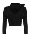 Attico The  Sweaters In Black