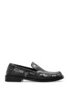 Attico 'charles Patent Leather Loafers In Black