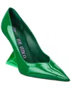 Attico The  Cheope Patent Pump In Green