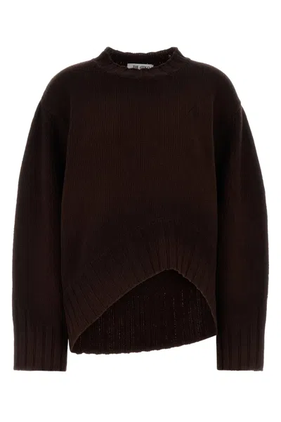 ATTICO MAGLIONE OVERSIZE IN MISTO LANA CIOCCOLATO DONNA