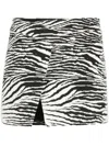 Attico The  Cloe Mini Skirt In White