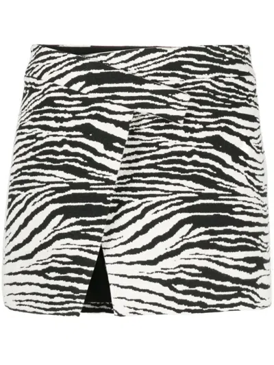 Attico The  Cloe Mini Skirt In White