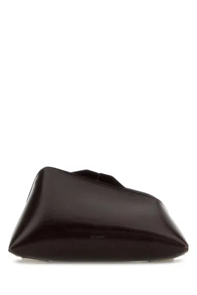 Attico The  Clutch In Brown