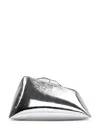 Attico Mini Clutch Midnight Silver In Silver