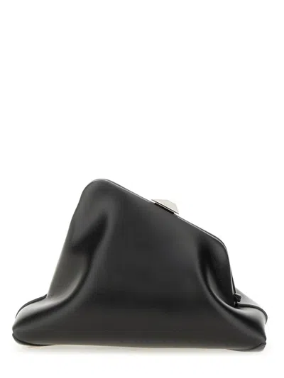Attico The  Clutch "day Off" Small In Black