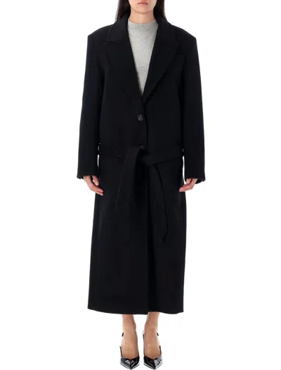 Attico The  Coat In Black