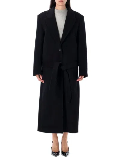 ATTICO THE ATTICO BELTED LONG COAT