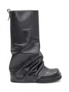Attico Robin Combat Boot In Black