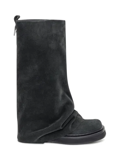 Attico The  Combat Boot In Black
