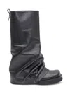 Attico Robin Combat Boot In Black