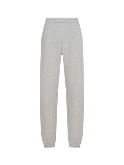 Attico The  Cotton Sweatpants In Gray