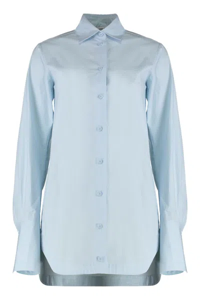 ATTICO THE ATTICO COTTON SHIRTDRESS