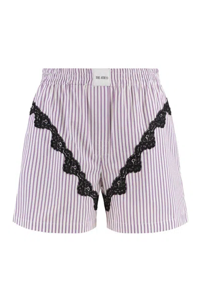 ATTICO THE ATTICO COTTON SHORTS