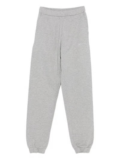 Attico The  Cotton Sweatpants In Gray