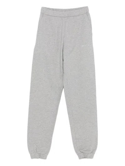 Attico The  Cotton Sweatpants In Gray