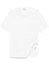 Attico Short-sleeved T-shirt In White