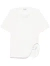Attico Short Sleeved T-shirt In White