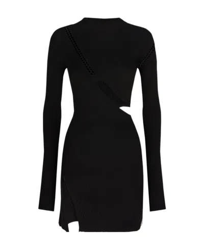 ATTICO THE ATTICO CUT-OUT DETAILED MINI DRESS