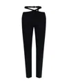 Attico The  Cigarette Long Trousers Clothing In Black