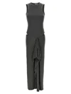 Attico Cut-out Dress - Women's - Viscose In Black