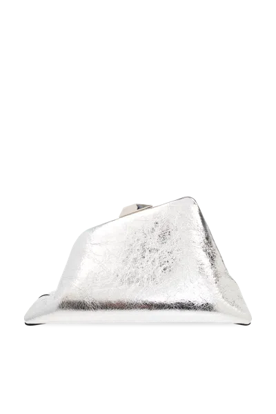 Attico The  ‘day Off' Handbag In Silver
