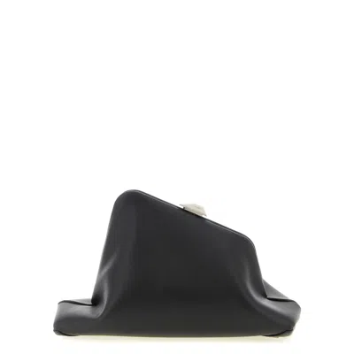 Attico The  Day Off Small Clutch In Black