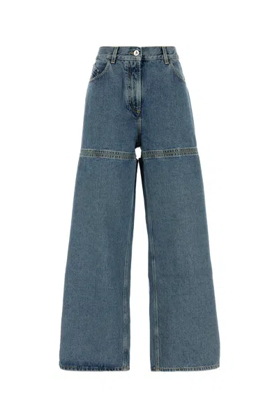 ATTICO JEANS DALLA GAMBA AMPIA IN DENIM  DONNA