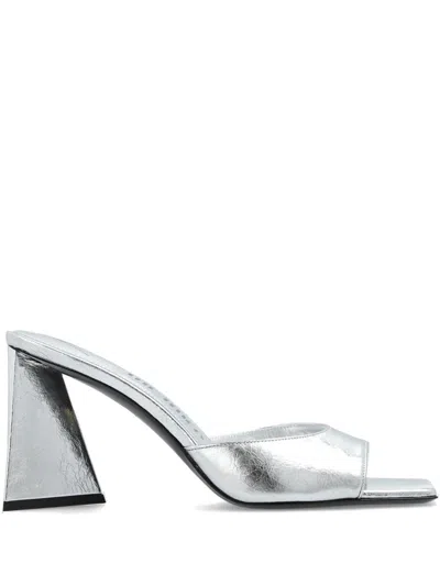 Attico The  Devon Mini Leather Mules