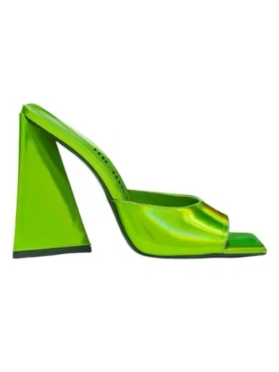 Attico The  Devon Mule 115mm In Green