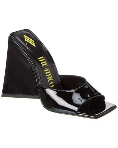 Attico Devon Patent Sandal In Black