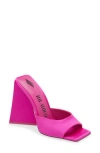 Attico Devon Slide Sandal In Pink