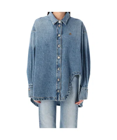 ATTICO THE ATTICO DIANA DENIM SHIRT