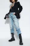 Attico The  Distressed Jeans In Blue