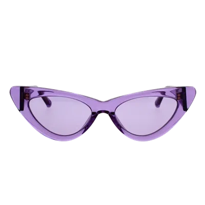 Attico The  Dora Sunglasses In Purple