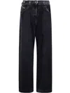 Attico Mat Coated Canvas Long Pants For Women