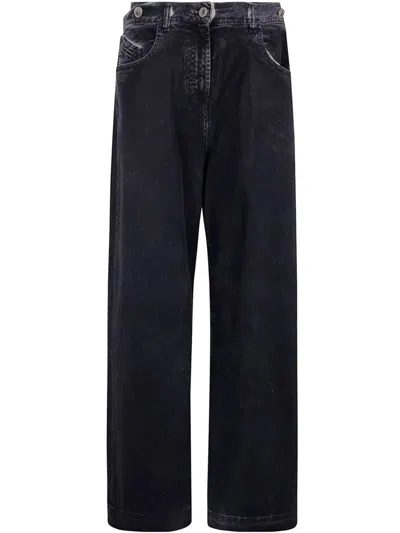 Attico The  Double-belt Wide Leg Jeans