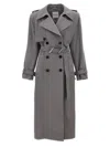 Attico The  Double-breasted Trench Coat