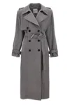 Attico The  Double-breasted Trench Coat