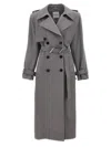 Attico The  Double-breasted Trench Coat