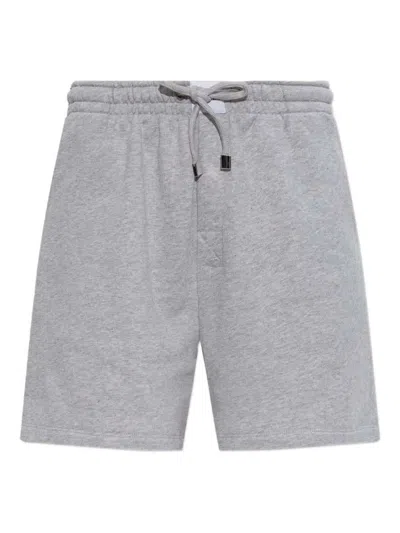 Attico The  Drawstring Shorts In Gray