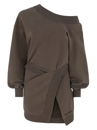 Attico The  Dress In Brown