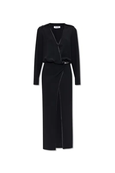 ATTICO THE ATTICO DRESS WITH APPLIQUE
