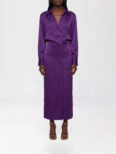 Attico The  Dress Woman In Purple
