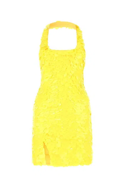Attico The  Dress In Yellow