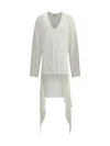 Attico Asymmetric Mini Dress