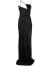 Attico Synthetic Fibers Dress In Black